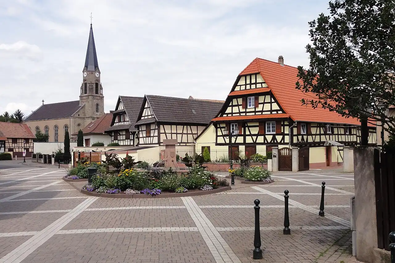 Vue de Eckbolsheim